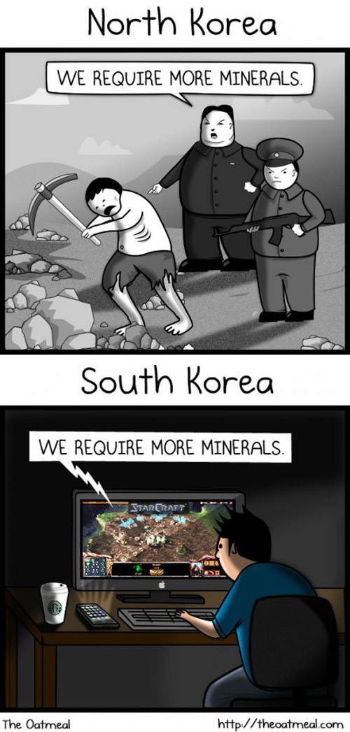 TheOatmeal Starcraft Meme for Minerals