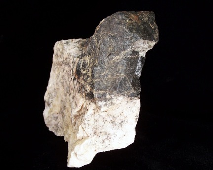 Columbite-(Fe) in albite