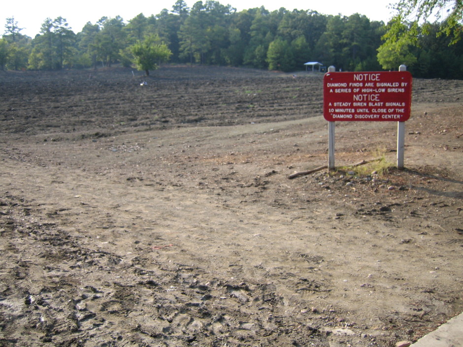 Digging for Diamonds at the Crater of Diamonds State Park Field