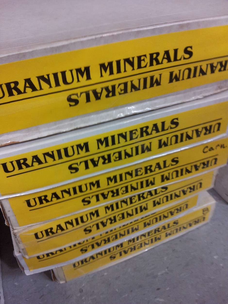 Uranium Minerals for sale at the Mineral Show