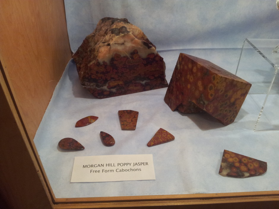 Morgan Hill Poppy Jasper on Display