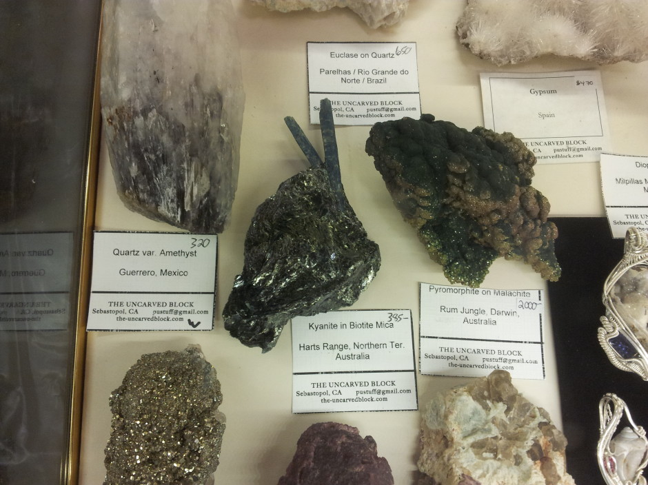 Kyanite Crystals in Biotite Matrix from Australia