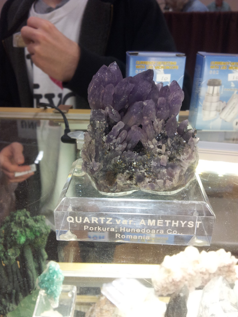 Purple Amethyst Crystals from Romania