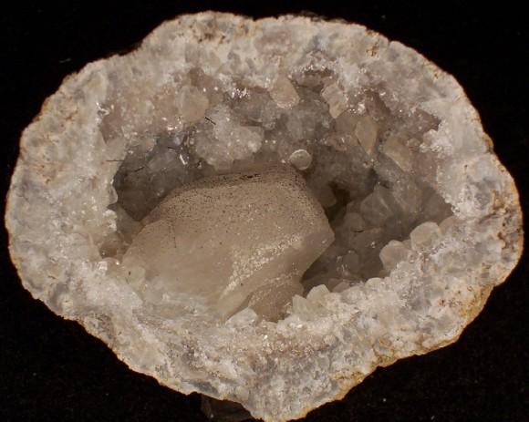 Jefferson Co. Calcite on the Verge in Keokuk Geode Missouri