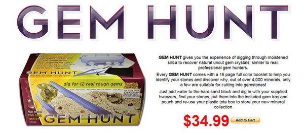 Gem Hunt - Find Gems and learn about Gemstones!