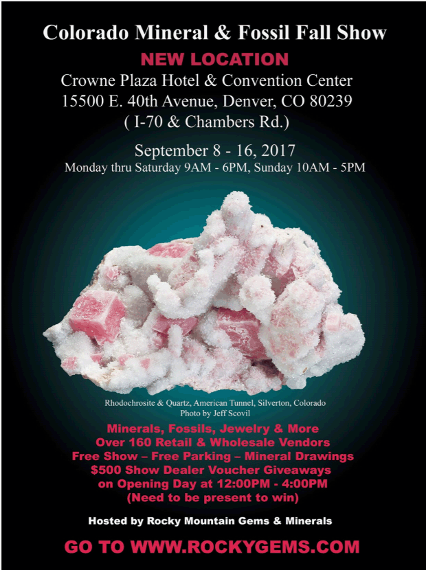 ​Colorado Mineral and Fossil Show 2017