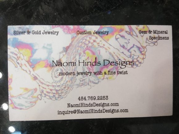 Business Card of Naomi Hinds Designs