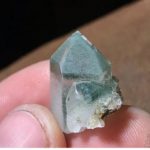 Green Quartz Crystal from Ellenville New York