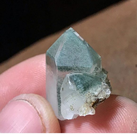 Green Quartz Crystal from Ellenville New York