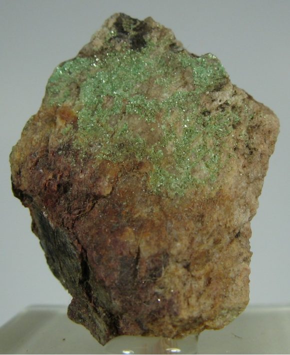 Radioactive Mineral Torbernite found in Conneticut