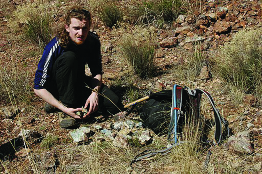 Mike Rumsey collecting Rocks - Where to Find Rocks